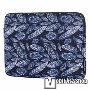 CANVASARTISAN H4-03 tablet / Laptop UNIVERZÁLIS tok / táska - MADÁRTOLL MINTÁS - Szövet, bársonyos belső, ütődésálló - 15"-os készülékekig használható, belső méret 398 x 280 x 24mm kép