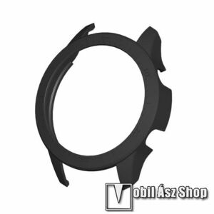 Okosóra műanyag védő tok / keret - FEKETE - Realme Watch S Pro kép