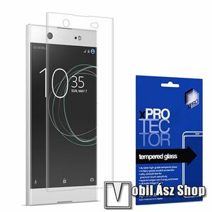 Xpro előlap védő karcálló edzett üveg - 0, 33 mm vékony, 9H, Arc Edge, A képernyő sík részét védi - SONY Xperia XA1 Ultra (G3221 / G3223 / G3212 / G3226) - GYÁRI kép