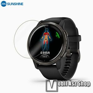 Garmin Venu® 2 45mm, Sunshine Hydrogel TPU okosóra képernyővédő fólia, Ultra Clear, Önregeneráló!, 1db kép
