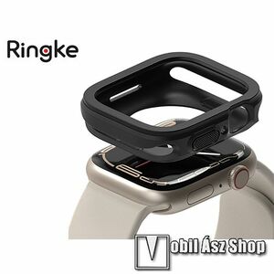 Ringke Air Sport okosóra szilikon védő tok / keret - FEKETE - APPLE Watch Series 7 (41mm) / Series 8 (41mm) / Series 9 (41mm) kép