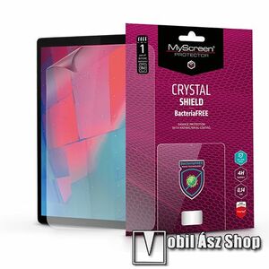 MYSCREEN CRYSTAL Shield BacteriaFREE képernyővédő fólia - CRYSTAL - 1db, törlőkendővel, antibakteriális, A képernyő sík részét védi! - Lenovo Tab M10 HD 10.1 (2nd Gen) (TB-X306X / TB-X306F) - GYÁRI kép