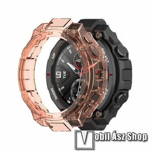 Okosóra szilikontok - ÁTTETSZŐ NARANCSSÁRGA - Xiaomi Amazfit T-Rex kép