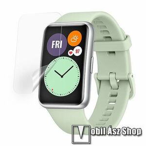 TPU okosóra képernyővédő fólia - HD Ultra-thin Clear - 1db, törlőkendővel - Huawei Honor Watch ES kép