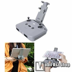SUNNYLIFE DJI Mavic 3 / Air 2S / Mini 2 / Air 2 modellekhez távirányító telefontartó hosszabbító táblagépekhez / telefonokhoz - állítható méret, csavarhúzóval, összecsukható, állítható dőlésszög - SZÜRKE kép