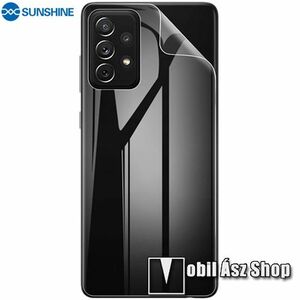SUNSHINE Hydrogel TPU hátlapvédő fólia - 1db, A TELJES HÁTLAPOT VÉDI! - SAMSUNG Galaxy A52 5G (SM-A526F) / A52 4G (SM-A525F) / A52s 5G (SM-A528B / SM-A528B/DS) - GYÁRI kép
