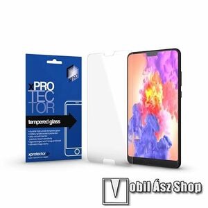 Xpro előlap védő karcálló edzett üveg - 0, 33 mm vékony, 9H, Arc Edge, A képernyő sík részét védi - HUAWEI P20 (2018) - GYÁRI kép