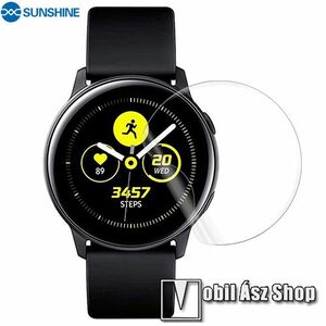 Samsung Galaxy Watch Active, Sunshine Hydrogel TPU okosóra képernyővédő fólia, Ultra Clear, Önregeneráló!, 1db kép