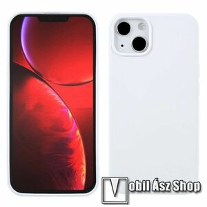 X-LEVEL Guardian Series szilikon védő tok / hátlap - FEHÉR - mikroszálas szövettel bevont belsővel - APPLE iPhone 13 - GYÁRI kép