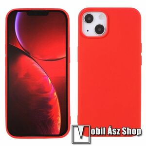 X-LEVEL Guardian Series szilikon védő tok / hátlap - PIROS - mikroszálas szövettel bevont belsővel - APPLE iPhone 13 mini - GYÁRI kép