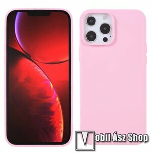 X-LEVEL Guardian Series szilikon védő tok / hátlap - RÓZSASZÍN - mikroszálas szövettel bevont belsővel - APPLE iPhone 13 Pro - GYÁRI kép