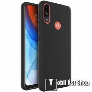 IMAK UC-3 szilikon védő tok / hátlap - MATT FEKETE - MOTOROLA Moto E7 Power / Moto E7i Power - GYÁRI kép