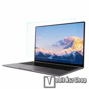 Előlap védő karcálló edzett üveg - 0, 3mm vékony, 9H, Arc Edge, A képernyő sík részét védi - HUAWEI MateBook D14 AMD Ryzen verzió kép