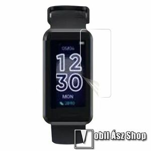 Realme Band 2, TPU okosóra képernyővédő fólia, 1db, Clear, törlőkendővel kép