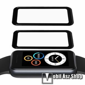 Okosóra Flexible Nano Glass rugalmas edzett üveg - 2db, 3D Curved, A teljes kijelzőt védi! - Realme Band 2 kép