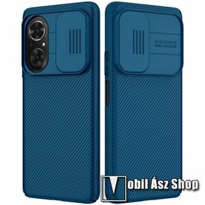 NILLKIN CAMSHIELD PRO műanyag védőtok, szilikon betétes, kamera védő fedéllel, ERŐS VÉDELEM - KÉK - HUAWEI Honor 50 SE - GYÁRI kép