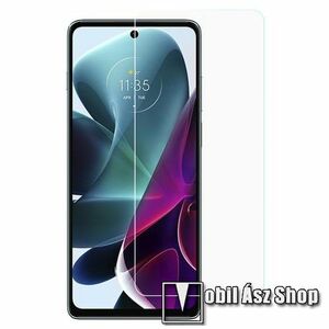 Előlap védő karcálló edzett üveg - 0, 3 mm vékony, 9H, Arc Edge, A képernyő sík részét védi - MOTOROLA Moto G200 5G kép