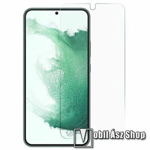 Előlap védő karcálló edzett üveg - 0, 3 mm vékony, 9H, Arc Edge, A képernyő sík részét védi - SAMSUNG Galaxy S22 Plus 5G (SM-S906) kép