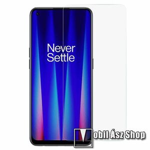Előlap védő karcálló edzett üveg - 0, 3 mm vékony, 9H, Arc Edge, A képernyő sík részét védi - Oneplus Nord CE 2 5G kép