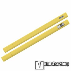 LOVE MEI szilikon védő tok Apple Pencil-hez (2nd Generation) - 2db sapka, 5db hegyvédő, 0, 4mm vékony - CITROMSÁRGA - GYÁRI kép