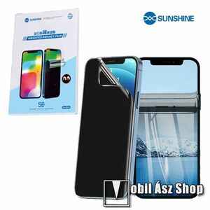 SUNSHINE Hydrogel TPU képernyővédő fólia - Anti-Peep, Betekintés elleni védelemmel! - 1db, a teljes képernyőt védi - SAMSUNG Galaxy Xcover 5 (SM-G525F) - GYÁRI kép