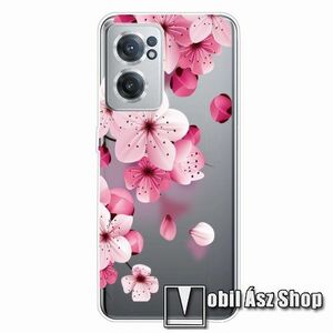 Szilikon védő tok / hátlap - VIRÁG MINTÁS - OnePlus Nord CE 2 5G kép