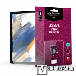 MYSCREEN CRYSTAL BacteriaFREE képernyővédő fólia - CRYSTAL - 1db, törlőkendővel, antibakteriális, 4H - SAMSUNG Galaxy Tab A8 10.5 (2021) (SM-X200/SM-X205) - GYÁRI kép