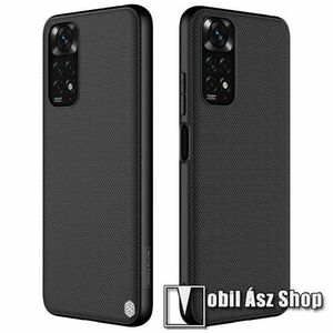 NILLKIN TEXTURED műanyag védő tok / hátlap - szilikon szegély, textúrált mintás - FEKETE - Xiaomi Redmi Note 11 Pro 4G (Global) / 11 Pro 5G (Global) / 11E Pro / 12 Pro 4G - GYÁRI kép
