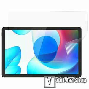 Képernyővédő fólia - Ultra Clear - 1db, törlőkendővel, A képernyő sík részét védi - Realme Pad kép