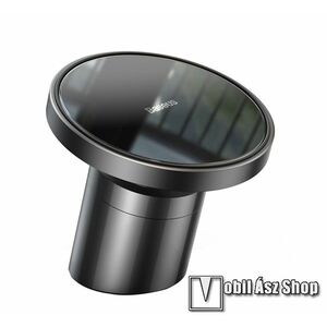 BASEUS autós tartó - szellőzőrácsra vagy műszerfalra tehető, mágneses, Apple Magsafe kompatibilis - FEKETE - SULD-01 - GYÁRI kép