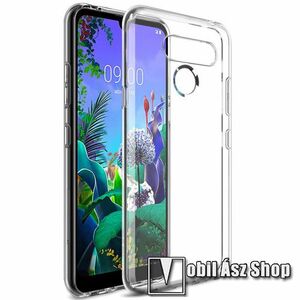 Szilikon védő tok / hátlap - ÁTLÁTSZÓ - LG Q60 (LM-X525) kép