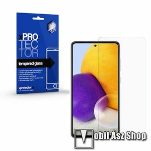 Xpro előlap védő karcálló edzett üveg - 0, 33 mm vékony, 9H, Arc Edge, A képernyő sík részét védi - SAMSUNG Galaxy A73 5G (SM-A736B) - GYÁRI kép