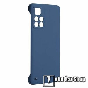 ENKAY műanyag védő tok / hátlap - SÖTÉTKÉK - gumírozott matt felület, kameravédelemmel - Xiaomi Redmi Note 11 Pro (China) / Note 11 Pro Plus (China) / Note 11 Pro Plus 5G (Global) - GYÁRI kép