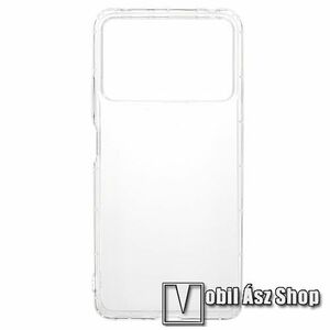 Szilikon védő tok / hátlap - FÉNYES - ÁTLÁTSZÓ - erősített sarkok - Xiaomi Poco X4 Pro 5G kép