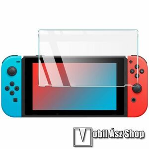 IMAK H előlap védő karcálló edzett üveg - 0, 3 mm vékony, 9H, Arc Edge, A képernyő sík részét védi - Nintendo Switch - GYÁRI kép
