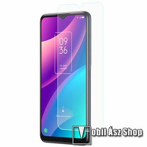 Előlap védő karcálló edzett üveg - 0, 3 mm vékony, 9H, Arc Edge, A képernyő sík részét védi - TCL 30E / TCL 30 SE / TCL 306 / TCL 305 kép