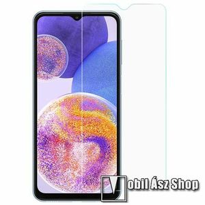 Előlap védő karcálló edzett üveg - 0, 3 mm vékony, 9H, Arc Edge, A képernyő sík részét védi - SAMSUNG Galaxy A23 (SM-A235F) kép
