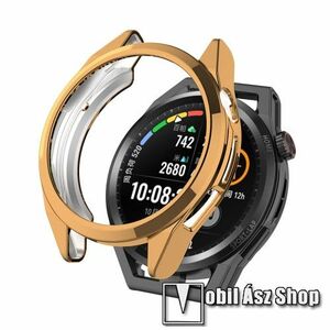 Okosóra szilikontok - GALVANIZÁLT ROSE GOLD - HUAWEI Watch GT Runner / Watch GT 3 SE kép