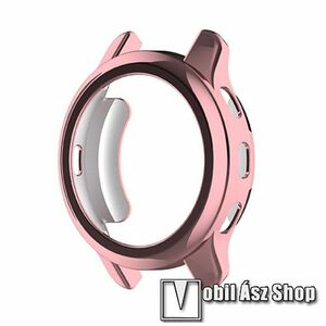 Garmin Venu 2 Plus, Okosóra szilikontok, Keret, Bumper, Galvanizált, Rose Gold kép