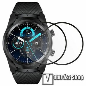 Okosóra Flexible Nano Glass rugalmas edzett üveg - 2db, 3D Curved, A teljes kijelzőt védi! - TicWatch Pro 2022 / TicWatch Pro 2021 kép