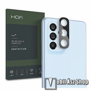 HOFI Metal Camera Styling kameravédő fém keret, 1db, rozsdamentes acél - FEKETE - SAMSUNG Galaxy A13 5G (SM-A136U/U1) - GYÁRI kép