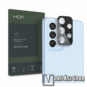 HOFI Metal Camera Styling kameravédő fém keret, 1db, rozsdamentes acél - FEKETE - SAMSUNG Galaxy A53 5G (SM-A536) - GYÁRI kép