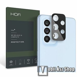 HOFI Metal Camera Styling kameravédő fém keret, 1db, rozsdamentes acél - FEKETE - SAMSUNG Galaxy A33 5G (SM-A336) - GYÁRI kép