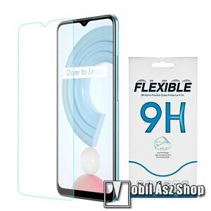 Flexible 9H Nano Glass rugalmas edzett üveg képernyővédő fólia, 0, 15 mm vékony, a képernyő sík részét védi - Realme C21 / Realme C21Y / C25Y / C11 (2021) kép