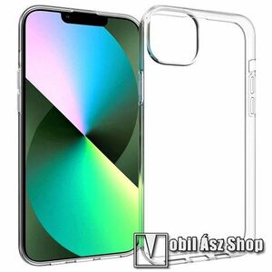 Szilikon védő tok / hátlap - ÁTLÁTSZÓ - APPLE iPhone 14 Plus kép