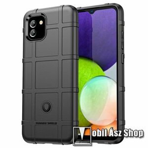 OTT! RUGGED SHIELD szilikon védő tok / hátlap - matt, ERŐS VÉDELEM - FEKETE - SAMSUNG Galaxy A03 (SM-A035F/DS) kép