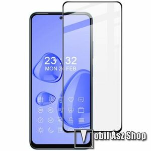 IMAK Pro+ előlap védő karcálló edzett üveg - FEKETE - 9H, A teljes felületén tapad! - A TELJES KIJELZŐT VÉDI - Xiaomi Redmi Note 11 Pro 4G (Global) / 11 Pro 5G (Global) / 11E Pro / 12 Pro 4G - GYÁRI kép