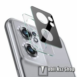 IMAK kamera lencsevédő üvegfólia - 1db, 9H, Arc Edges - FEKETE - OnePlus Nord CE 2 5G - GYÁRI kép