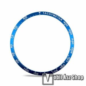 Okosóra lünetta védő rozsdamentes acél - a másodpercmutató segítségével a tachymeter skáláról leolvashatod az óránkénti átlagsebességet - KÉK - HUAWEI Watch GT 2 46mm kép