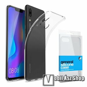 Xpro szilikon védő tok / hátlap - ULTRAVÉKONY! 0.33mm - ÁTLÁTSZÓ - HUAWEI nova 3i / HUAWEI P Smart Plus - GYÁRI kép